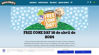 Saboreie Sorvete Grtis No Free Cone Day 
